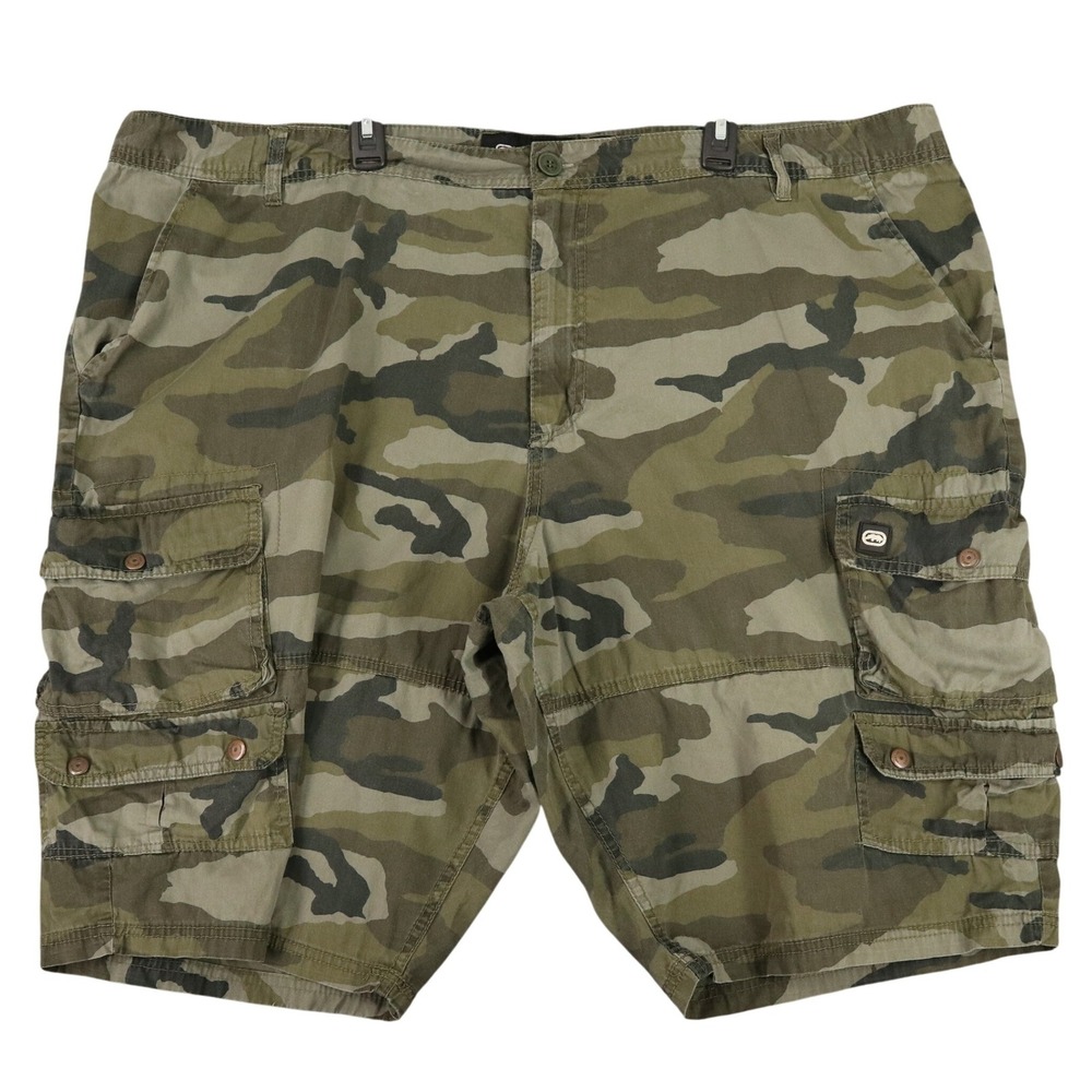 Ecko Unltd Cargo Shorts Men 50 Camouflage Multi-Pocket Rugged Outdoor Casual